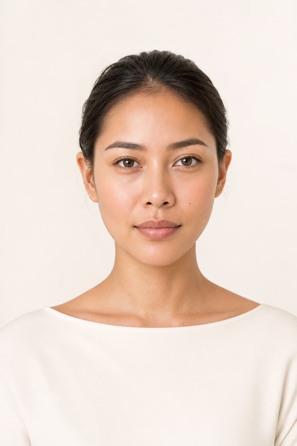 Front-facing BetterSelf facial treatment map model